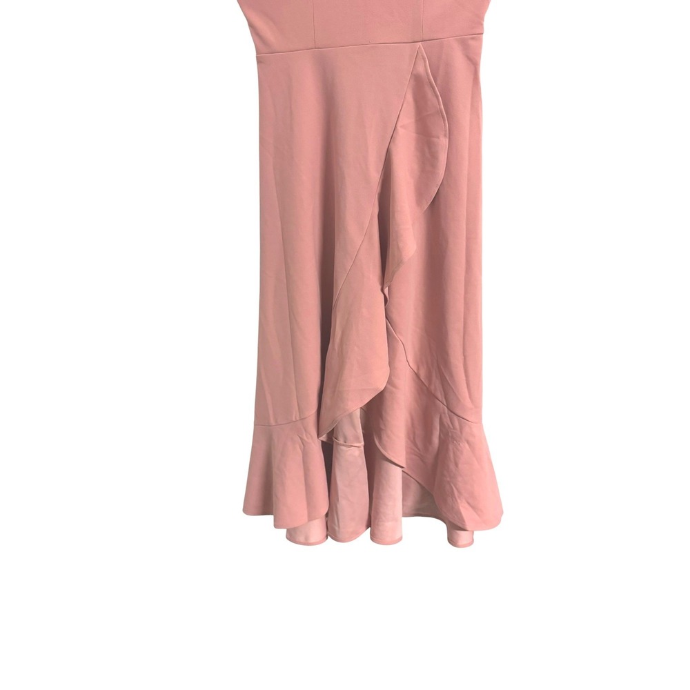 Bbonlinedress Womens Pink Halter High-Low Ruffle Cocktail Dress Size M - Picture 5 of 7